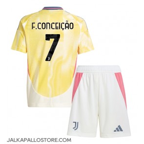 Juventus Francisco Conceicao #7 Vieraspaita Lapsille 2024-25 Lyhythihainen (+ shortsit)